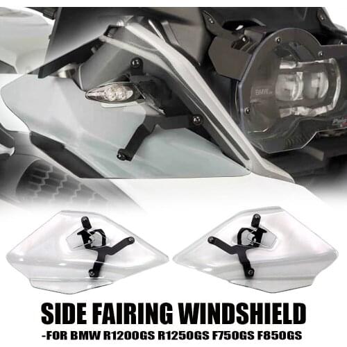 NEW Motorcycle Upper Turn Signal Wind Deflector Side Fairing Windshield Handguard FOR BMW R1200GS R1250GS LC F750GS F850GS ADV
