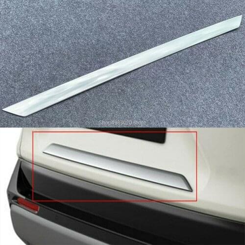 Fit For Toyota RAV4 2019 2020 Chrome Rear Trunk Lid Edge Tailgate Boot Door Bottom Cover Trim Garnish Molding Strip