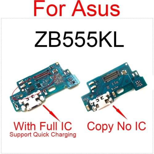 USB Charging Port Dock Plug Connector With Mic Microphone Flex Cable Board For ASUS Zenfone MAX M1 ZB555KL Replacement Parts