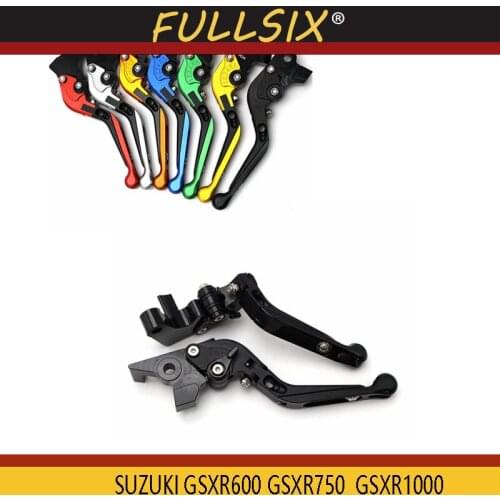 Motorcycle Adjustable Brake Clutch Levers Folding Extendable for SUZUKI GSXR600 GSXR 600 GSXR750 2006-2010 GSXR1000 2005-2006