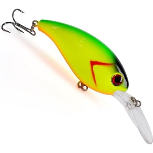 Fishing bait hard bait 1pcs 10cm/14.2g Wobbler Artificial Crank Bait Bass trout Lure pike trolling pesca minnow tackle DHC006