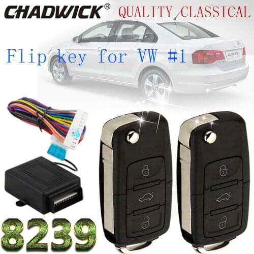 #01 flip key keyless entry system for German car by remote control door lock locking CHADWICK 8239 heavy B5 style classical hot