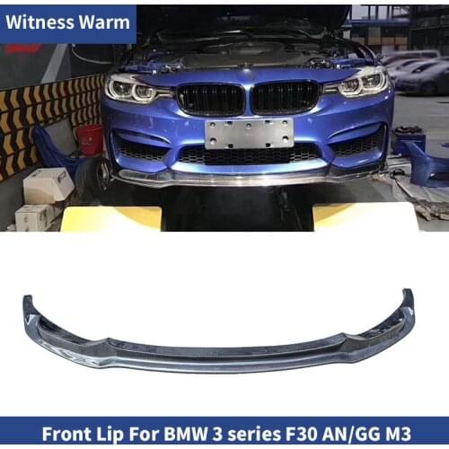 Carbon Fiber / FRP for BMW 3 Series F30 320i 328i 335i AN M3 Front Bumper Lip Spoiler Chin Splitters 2012 - 2018