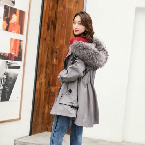 Coat Winter Rex Rabbit Women Real Fur Parka Long Jacket Abrigos Mujer Invierno 2020 9208YY985