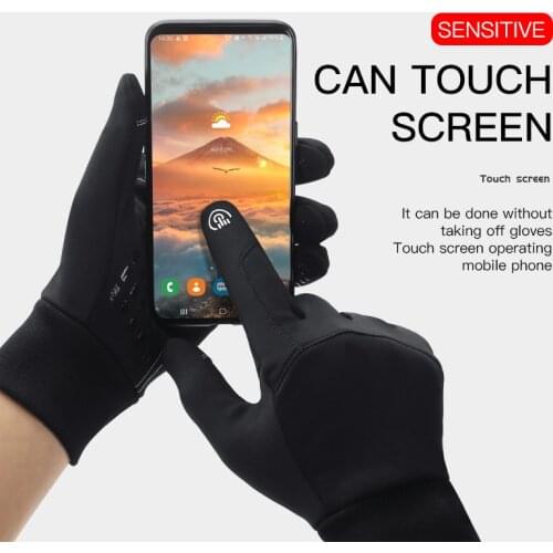 Winter Outdoor Gloves Cycling Bike Cold-proof Ski Waterproof Glove Warm Touch Screen Windproof Camping Gloves For Men Women