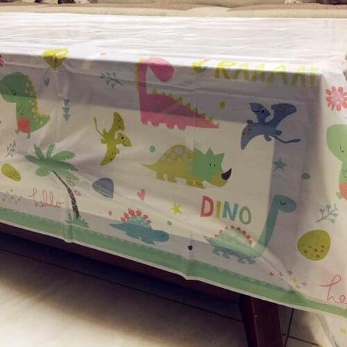 1pcs 132x220CM Party supplies NEW Cartoon dinosaur theme party, birthday party decoration disposable table cloth table cover
