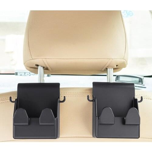 1pcs Car Seat Back Hook Portable Car Rear Row Multi-purpose Hook Car Accessories Creative Hook For Handbags Coats Grocery Bag