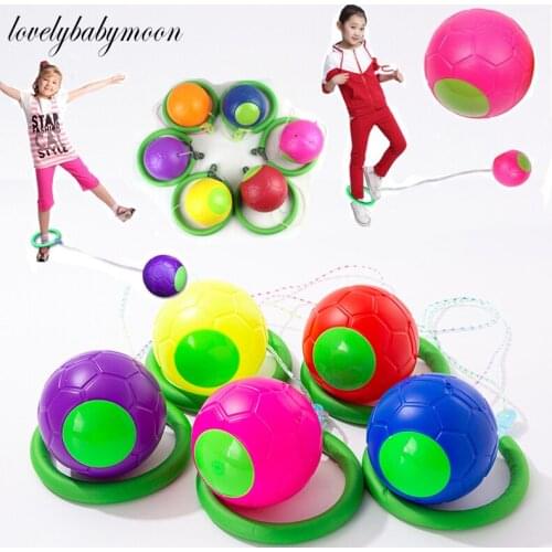 1PCS kip Ball Outdoor Fun Toy Ball Classical Skipping Toy Exercise coordination and balance hop jump playground may toy ball
