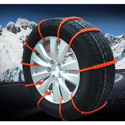 1pc Car Styling Universal Anti Slip Snow Chains Nylon For Car Truck Snow Mud Wheel Tyre Tire Cable Ties Car Snow Chains