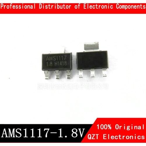 10pcs/lot AMS1117-1.8 AMS1117-1.8V , AMS1117 1117 1.8V 1A SOT223 Voltage Regulator Best quality