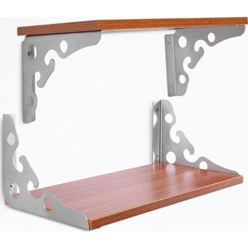 2PCS,8-12 Inch Stainless Steel Triangle Angle Bracket Heavy Support Wall Mounted Bench Table Shelf Bracket Furniture DIY Bracket