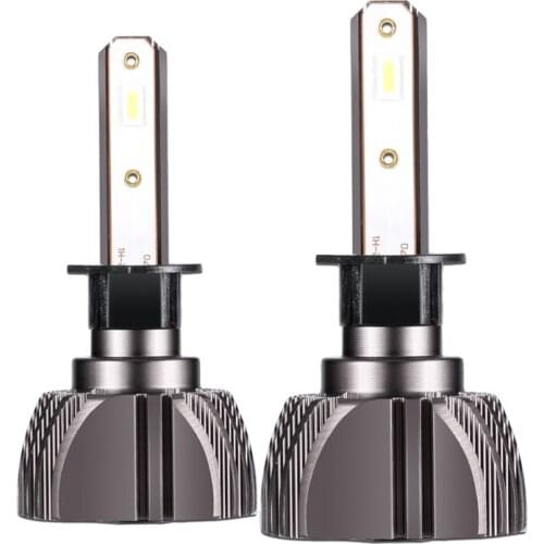 2PCS H1 single lamp car modification LED headlight V12 series CSP chip 60w color temperature 6000K waterproof grade IP68