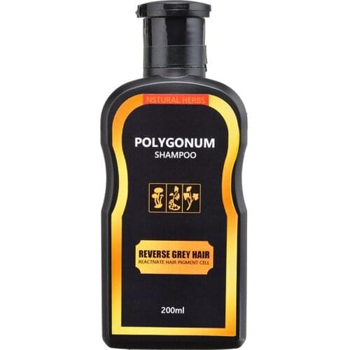 200ml Natural Darkening Shampoo Moisturize Shampoo Prevent Lost Anti-Dandruff Reverse Gray Hair Black Hair Coloring