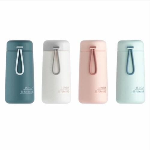 270ml Portable Thermos Cup Adult Children Simple Stainless Steel Vacuum Cup Travel Outdoor Coffee Mug Water Bottle