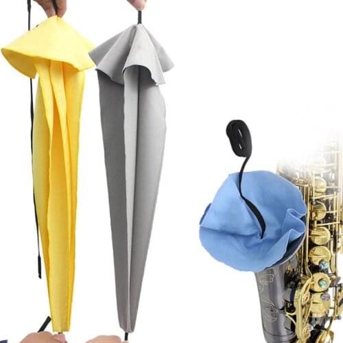 Sax Cleaning Cloth Durable Saxophone Clarinet Cleaning Tool Accessory Parts for Tube Inside Clean Flute and Wind & Woodwind