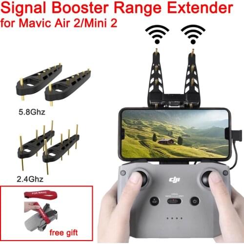 Sunnylife Mini2/Air2 Yagi-Uda Antenna 5.8Ghz/2.4Ghz Drone Remote Controller Signal Booster Range Extender for Mavic Air 2/Mini 2