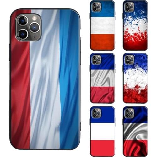 France Flag TPU Case For iPhone 11 12 Pro Max mini XR X XS Max 6S 7 8 Plus SE 2020 Cover Funda