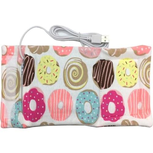 Travel Stroller USB Milk Water Warmer Insulated Bag Baby Nursing Bottle Heater 6 Colors