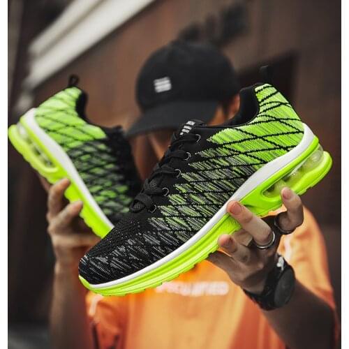 2021 Couple Running Shoes Fashion Breathable Outdoor Male Sports Shoes Lightweight Sneakers Women Comfortable Athletic Footwear