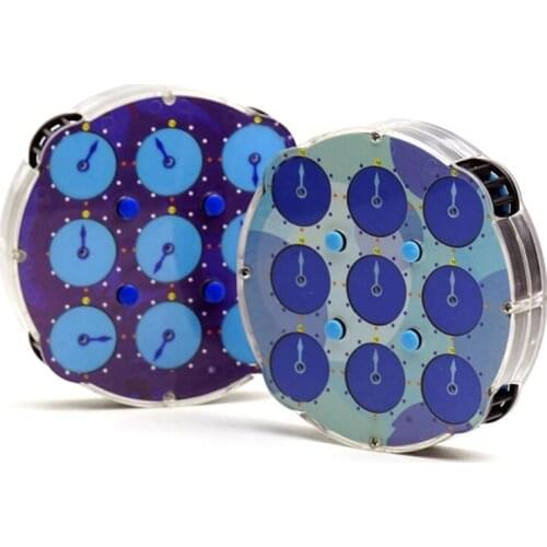 Magnetic Positioning Magic Clock Cube Profissional Intelligence Gear Toys for Children Kids Adults