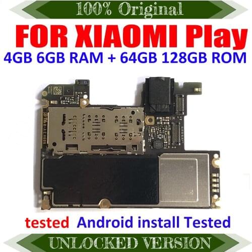 TDHHX For Xiaomi Play Motherboard Mainboard Original Tested Work Well Unlocked Main Circuits UNLOCKED CN Version
