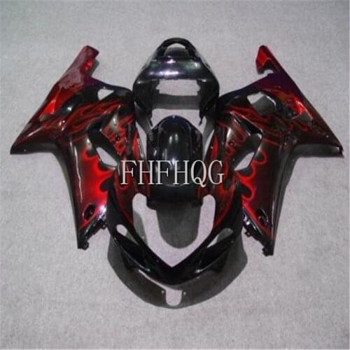 Fairings kit for SUZUKI K1 K2 GSXR600 GSXR 750 2001 2002 2003 fairing kits 01 02 03 GSXR 750 600 Red Flame