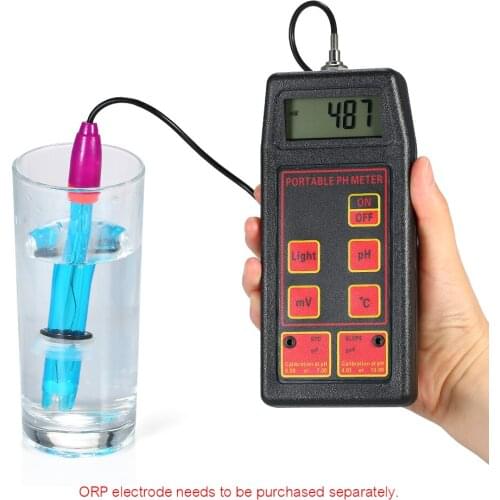 Portable pH/ORP/TEMP Meter Water Detector Multi-parameter Digital LCD Tri-Meter Water Quality Monitor pH Temeperature Tester