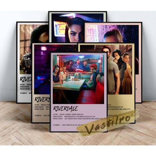 Riverdale Tv Play Poster, Riverdale Serie Teleplay Painting, Movie Star Role Wall Picture, Teleplay Character Portrait Prints