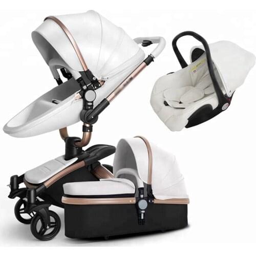 Purorigin Foldable Egg Strollers Luxury коляска 3 в 1 Baby Pram Set 3 in 1 Stroller коляска прогулочная carrinho de bebe
