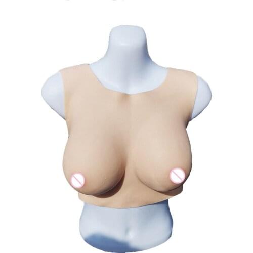 Realistic Silicone Breast Forms Fake Boobs Enhancer Tits Shemale Transgender Sissy Drag Queen Cosplay Crossdressing Pechincha