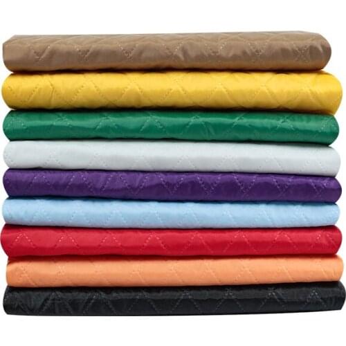 Width 59'' Thickened Composite Compressed Quilted Cotton Clip Fabric By The Half Yard For Garment Lining Glove Material