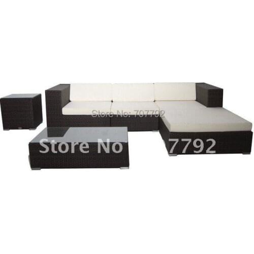 Sigma high quality outdoor PE rattan outdoor sectional sofa