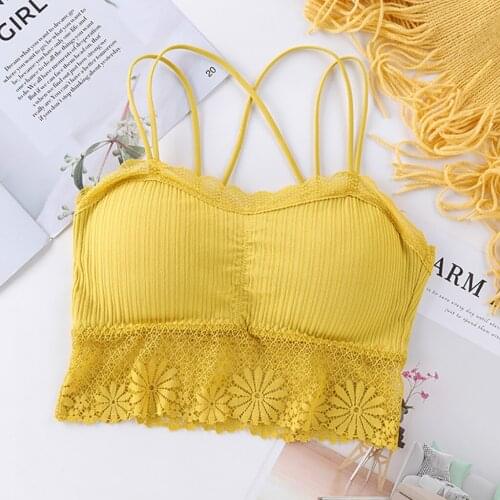 Sport Bra strap Crop Top Running Bras Underwear Padded Anti-sweat Brassiere Breathable Push up sexy Shockproof Tops Vest Fitness