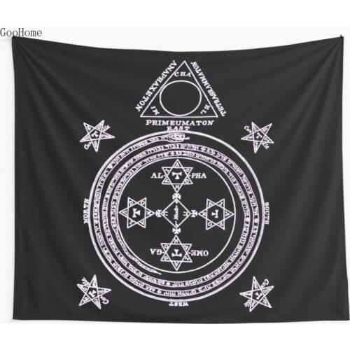 Magical Circle of King Solomon INVERTED Wall Tapestry Cover Beach Towel Throw Blanket Picnic Yoga Mat Home Decoration