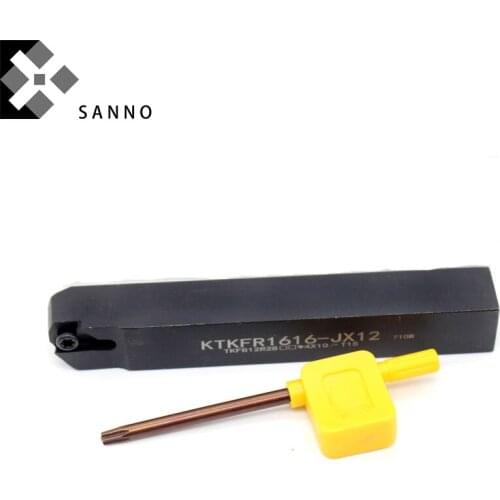 High quality cnc tools KTKFR1010 / 1212 / 1616JX-12 external cutting bar flat automatic grooving tool holder KTKFR / L