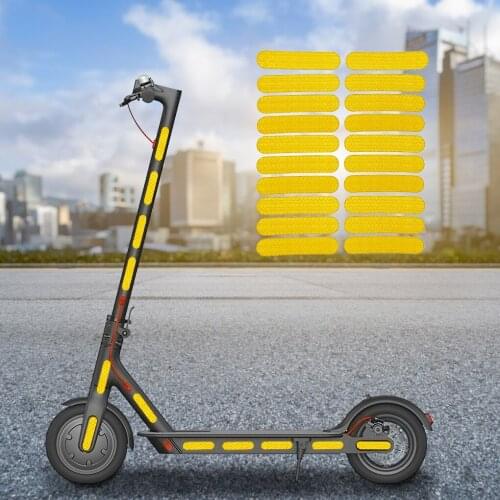 Front Rear Wheel Cover Protective Shell Reflective Sticker for Xiaomi M365/PRO/Max G30 Scooter Accessories 20PCS