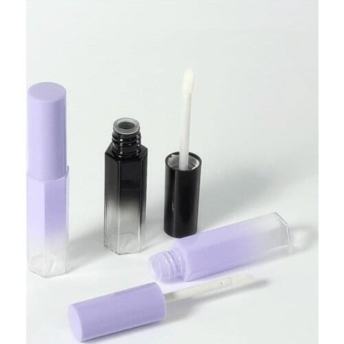 10ml Gradient Color empty Lip gloss tube Lipgloss tube Lip Glaze Containers Hexagonal bottle DIY Packaging material Sample