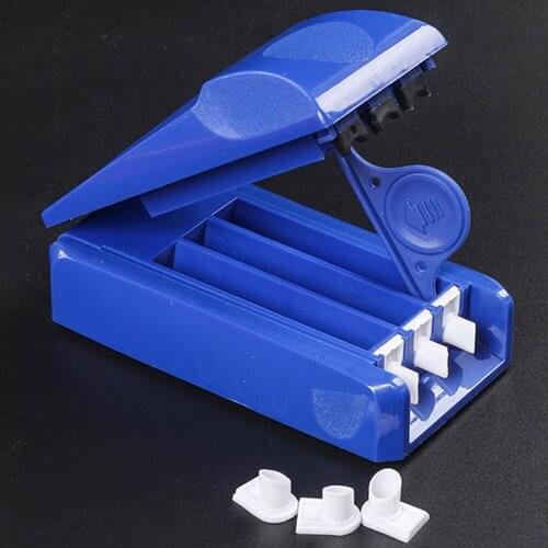 10Pcs Plastic Tobacco Roller With 3 Tubes Cigarette Roller For Rolling Tray Maker Tool Smoking Accessorie For Pipe Grinder
