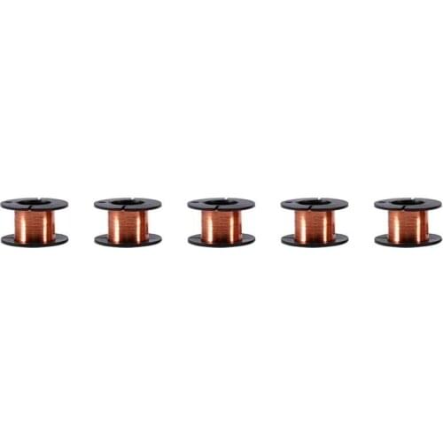 5pcs Enameled Wire Copper Winding Wire 0.1mm Enamelled Repair Wire Length 15m 2019