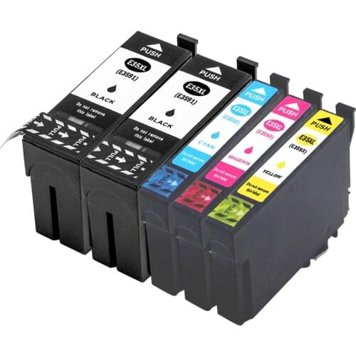 5Pack Compatible Ink Cartridge 35XL T3591for Epson Workforce Pro WF-4720DWF WF-4725DWF WF-4730DTW Printers