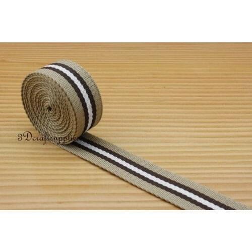 5 yards 1 inch(25mm) heavy weight polyester webbing Ribbon key fob strap ZD28