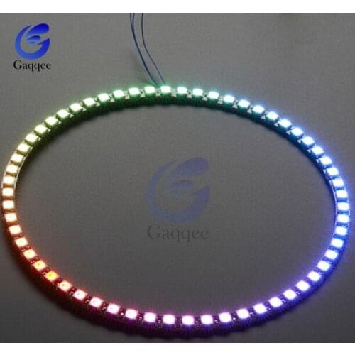7-60 Bit Digital WS2812 RGB LED Ring Full Color Highlighting WS2812 5050 SMD Leds Strip Module Microcontroller DC 5V for Arduino