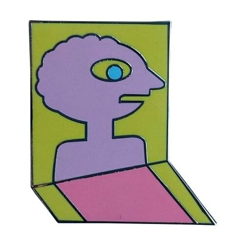 Adventure time prismo enamel pin reflective prism brooch cute game pins geometry art jewelry magic gift