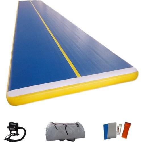 Free Shipping 6/7/8m*2m*0.2m Promotional Inflatable Air Tumble Track, Inflatable Gym Mat, Inflatable Air Track For Sale