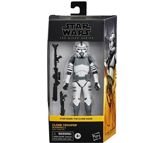 Hasbro Star Wars Black Series The Clone Wars Clonetrooper (Kamino E9354) 6 Inch Action Figure Toy Gift for Children