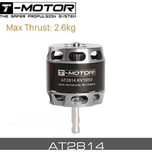 T-MOTOR AT2814 Long Shaft Brushless Motor For Long Range VTOL Fixed Wing UAV, KV900 KV1050 KV1200