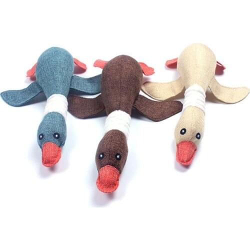 30cm Pet Dog Puppy Chew Toy Squeaky Cotton Velvet Sound Toys Dog Vocal Pet Plush Toy Training Puzzle Molar Bite-resistant Toy