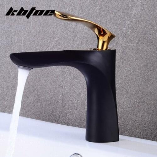 KBTOE Black Bath Faucets