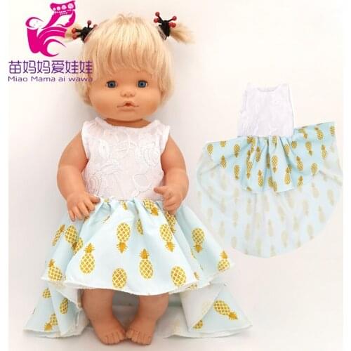 Nenuco Doll Tail Dress Reboorn Baby Doll Clothes Costumes Baby Girl Birthday Gifts