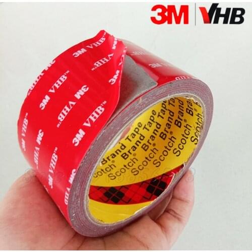 3M VHB Acrylic Adhesive Double Sided Foam Tape Strong Adhesive Pad Waterproof High Quality Reusable Home Car Office Decoration